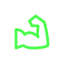 Muscle pump icon